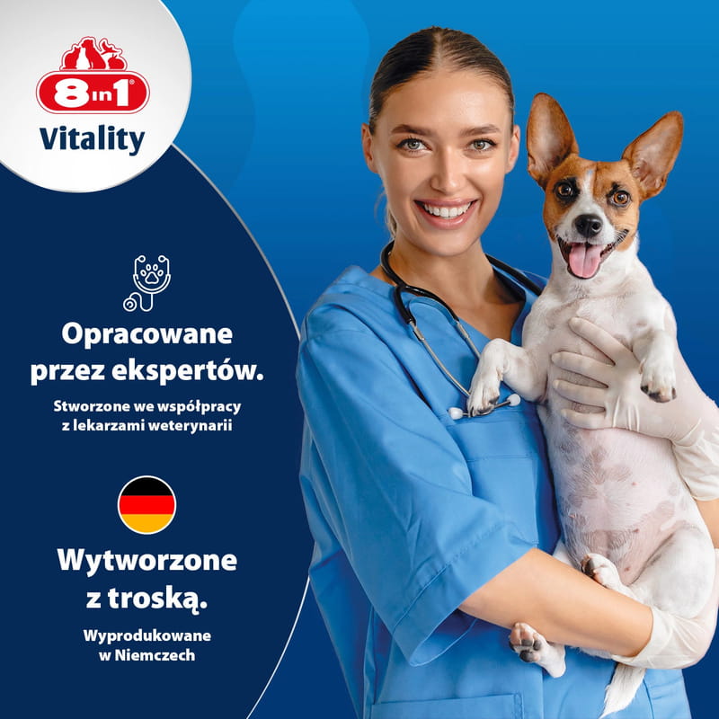 8in1 Vitality Glukozamina Witaminy dla psów stawy i aktywność 55 tabletek 8.jpg